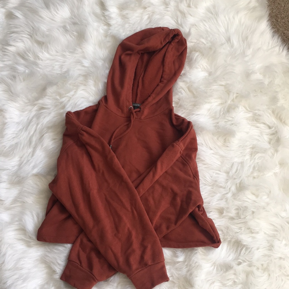 SOLD-Crop Top Hoodie - Picture 1 of 4
